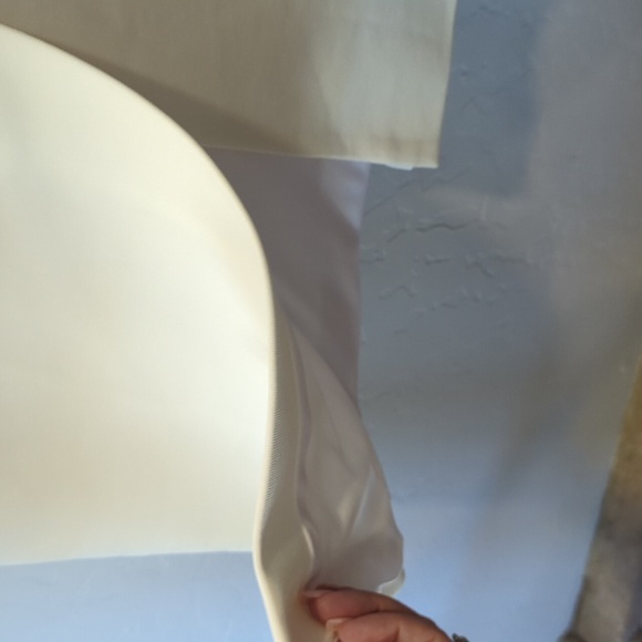 NWT KAREN MILLEN ITALIAN STRUCTURED WHITE DRESS - Picture 10 of 12